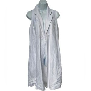 J. Jill ladies white Long outer throw shirt size Small